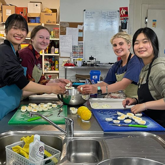 Campus life at the Alpine School - Kitchen Duty & Meal Prep